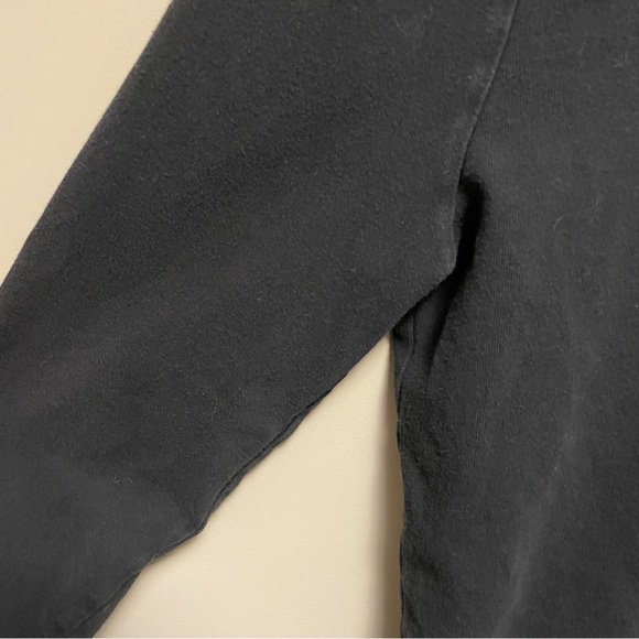 Champion Essential Black Long Sleeve Tee 100% Cotton Men’s Medium - Picture 6 of 10